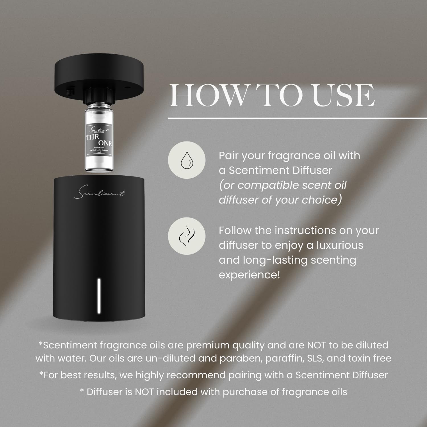 Scentiment Diffuser Oil - The One 500ml