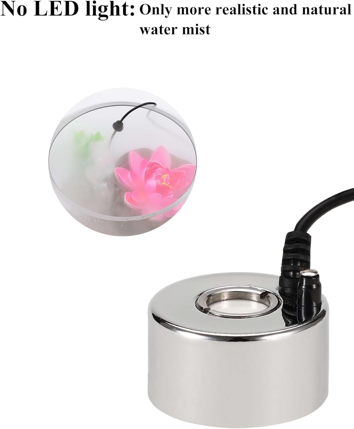 Alizzy Ultrasonic Mist Maker Halloween Cauldron Fogger Portable Indoor Fountain Humidifier