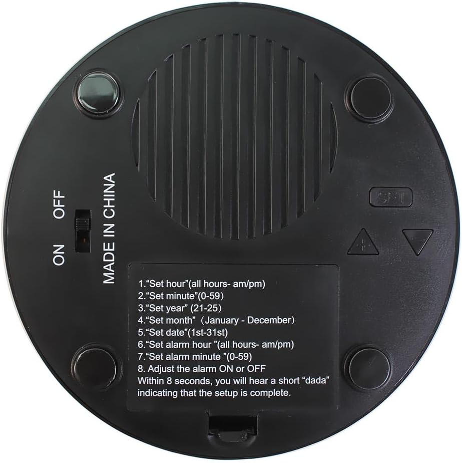 Extra Large Talking Alarm Clock for Blind and Elderly