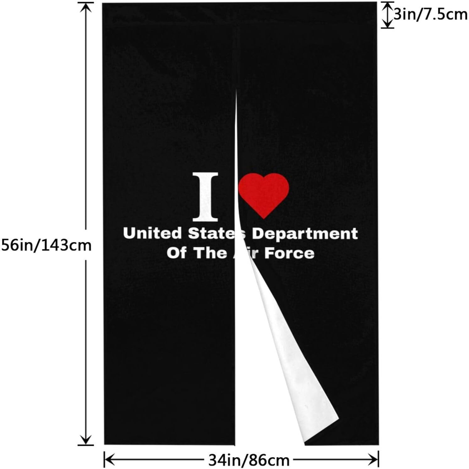 MULIHU United States Air Force Blackout Curtains 34x56in