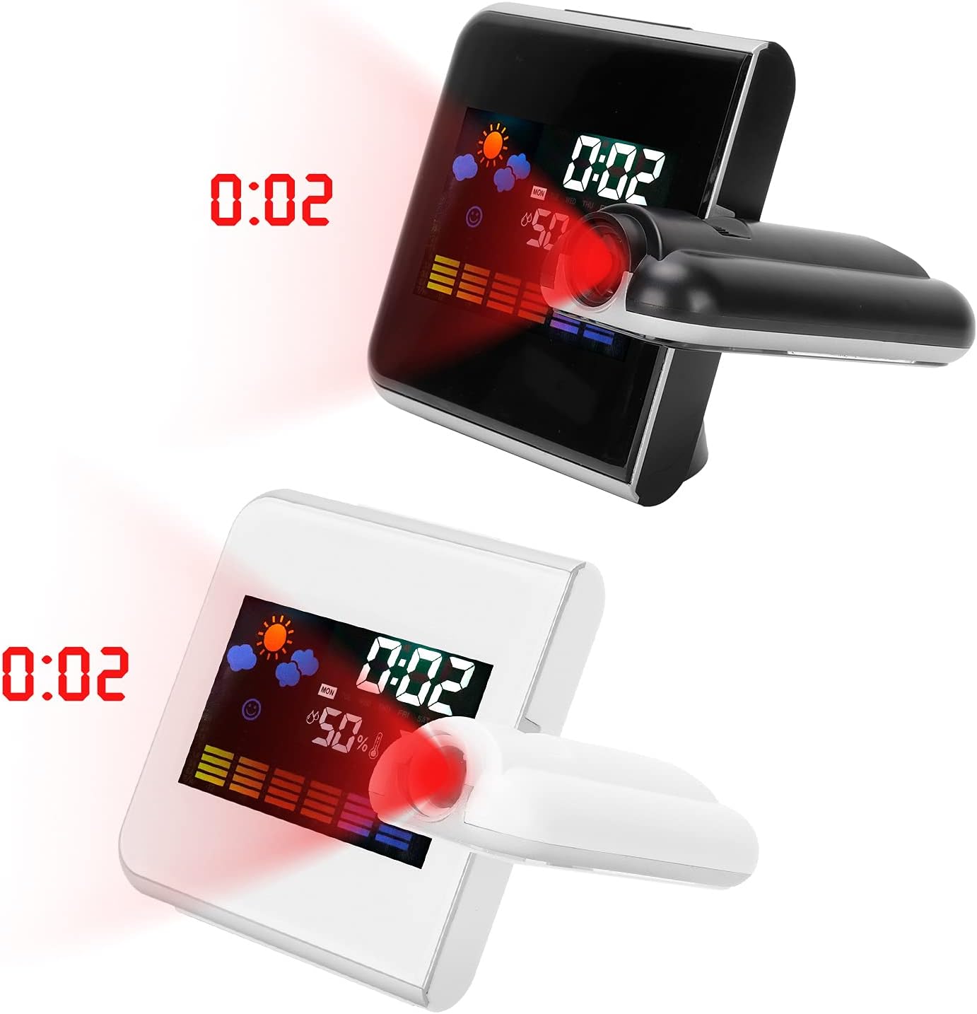 Topyond Projection Clock with Weather Forecast