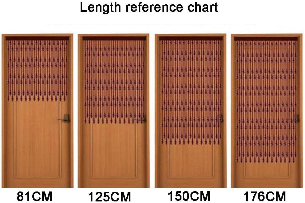 Beaded Curtain Natural Wooden Beads for Doorway Passage