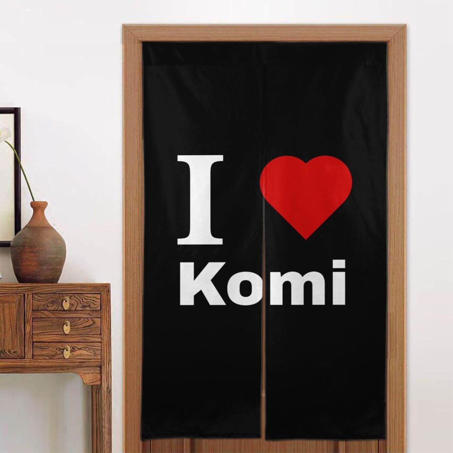 I Love Komi Blackout Curtains for Doorway 34x56in