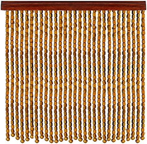 Natural Bamboo Beaded Curtain for Doorways