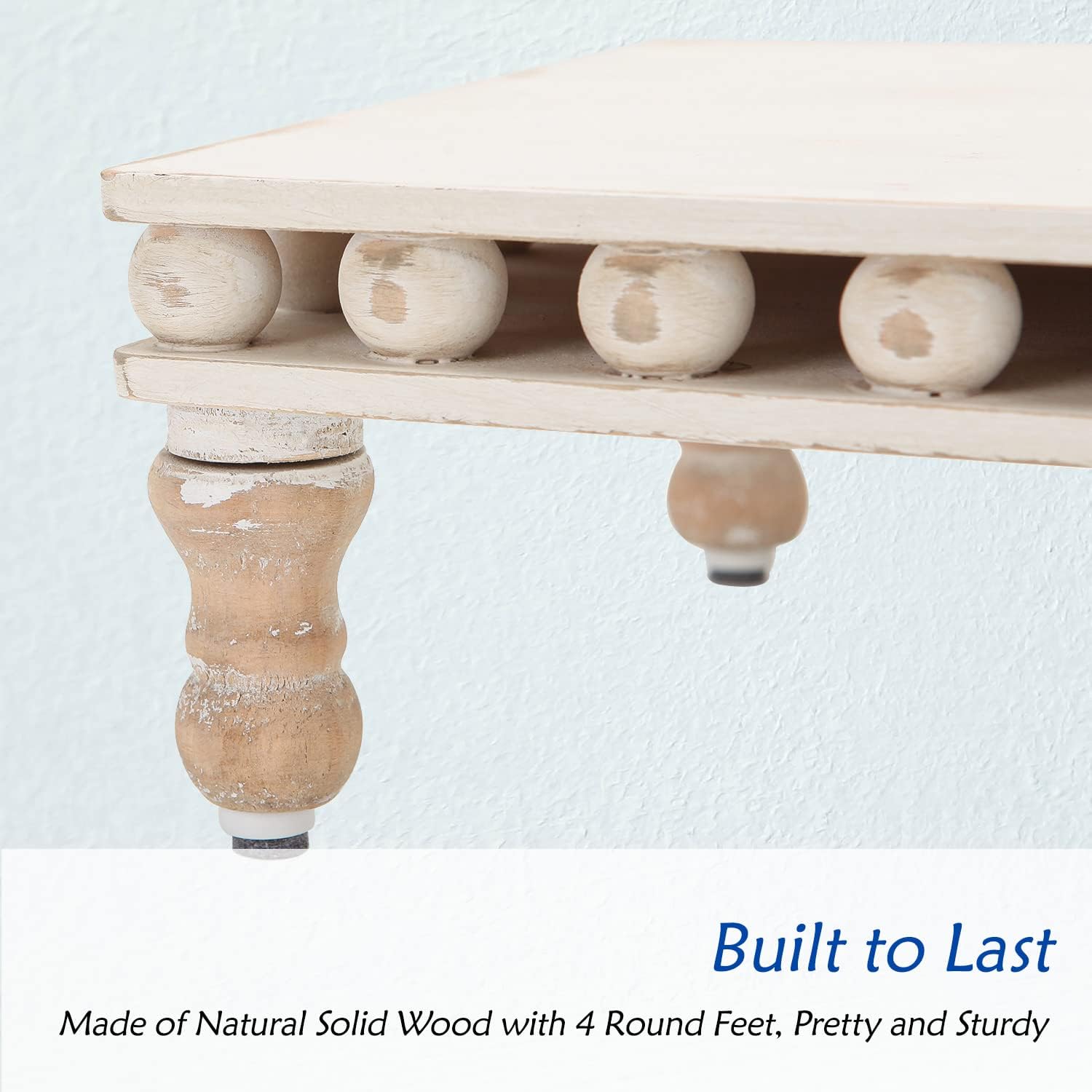 Farmhouse Beaded Risers Display Stands for Kitchen Counter