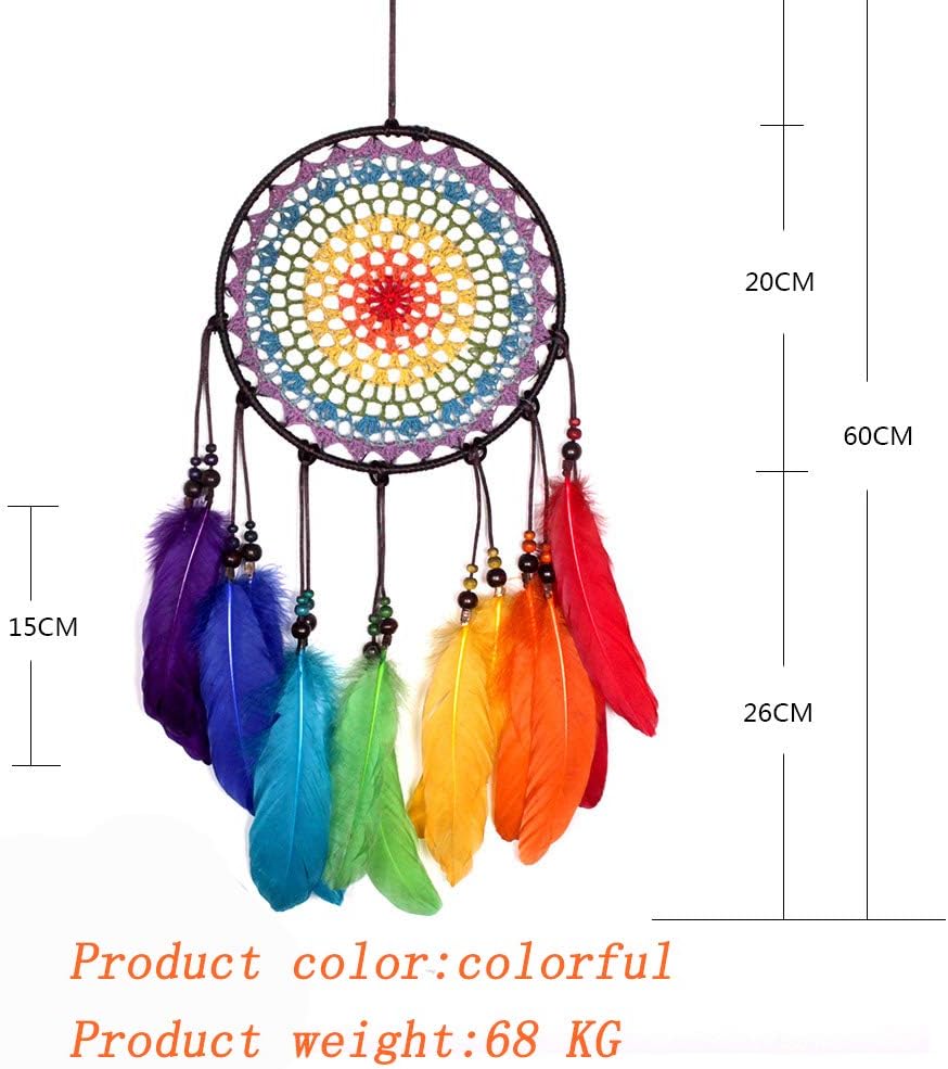 Tellpet Rainbow Dreamcatcher Home Decor