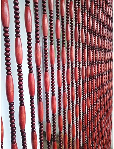 Beaded Curtains Solid Wood Panel Divider