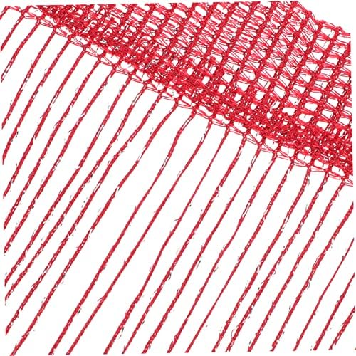 Silver Silk String Curtains for Doorway Boho Room Divider