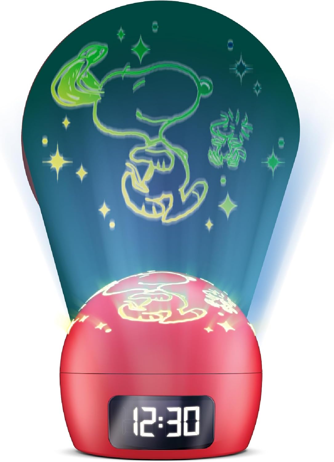 Peanuts Ambient Light Clock with Multi-Alarm