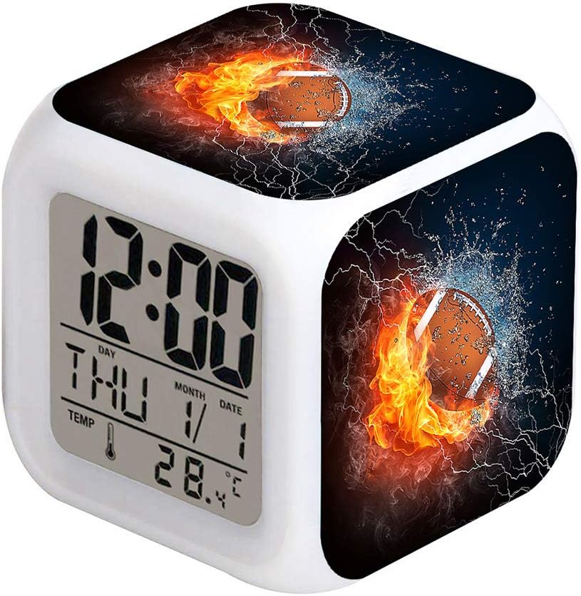 Cointone LED Alarm Clock with Fire Design