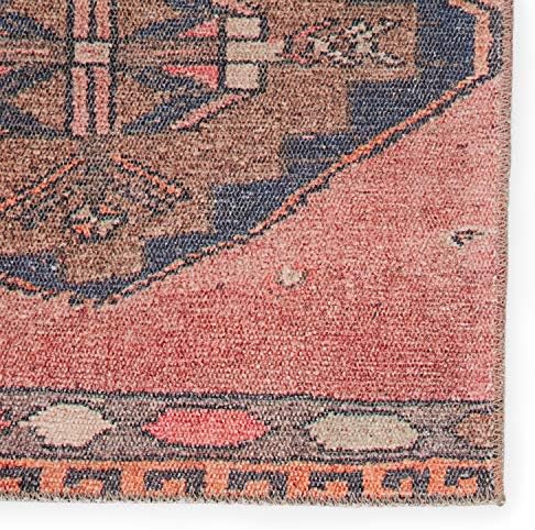 Jaipur Living 2x8 Runner Rug Dark Pink Blue