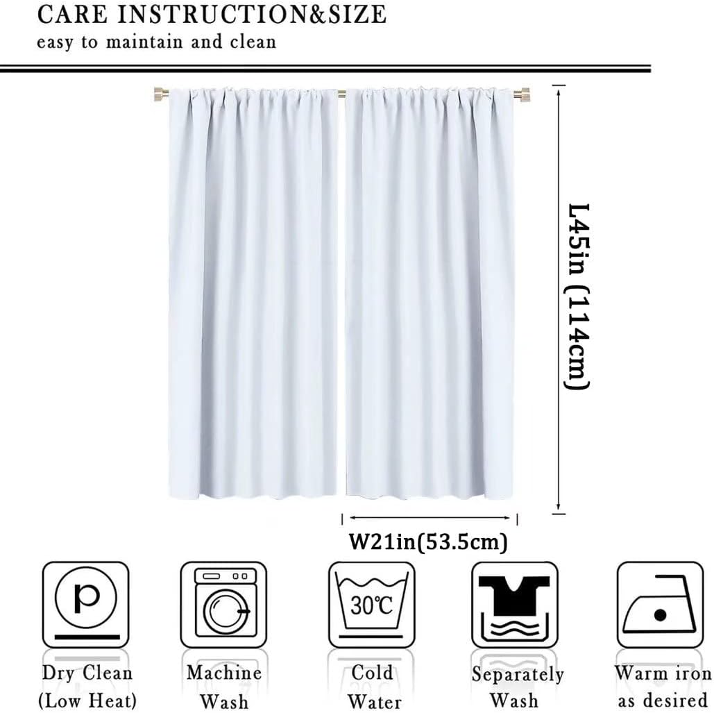 Sunflowers Blackout Window Curtains Vintage Shabby Chic