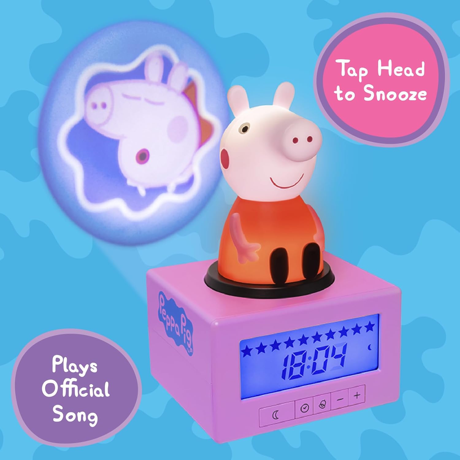 Paladone Peppa Pig Sleep Training Alarm Clock