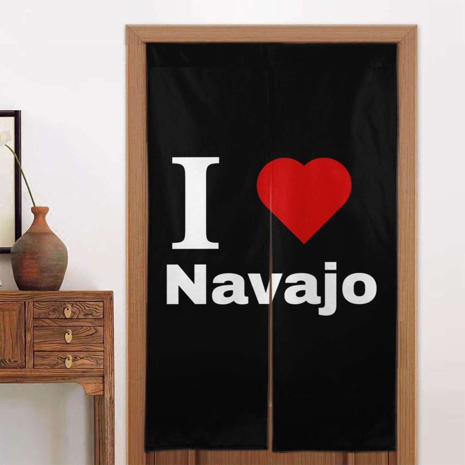 I Love Navajo Blackout Curtains for Doorways