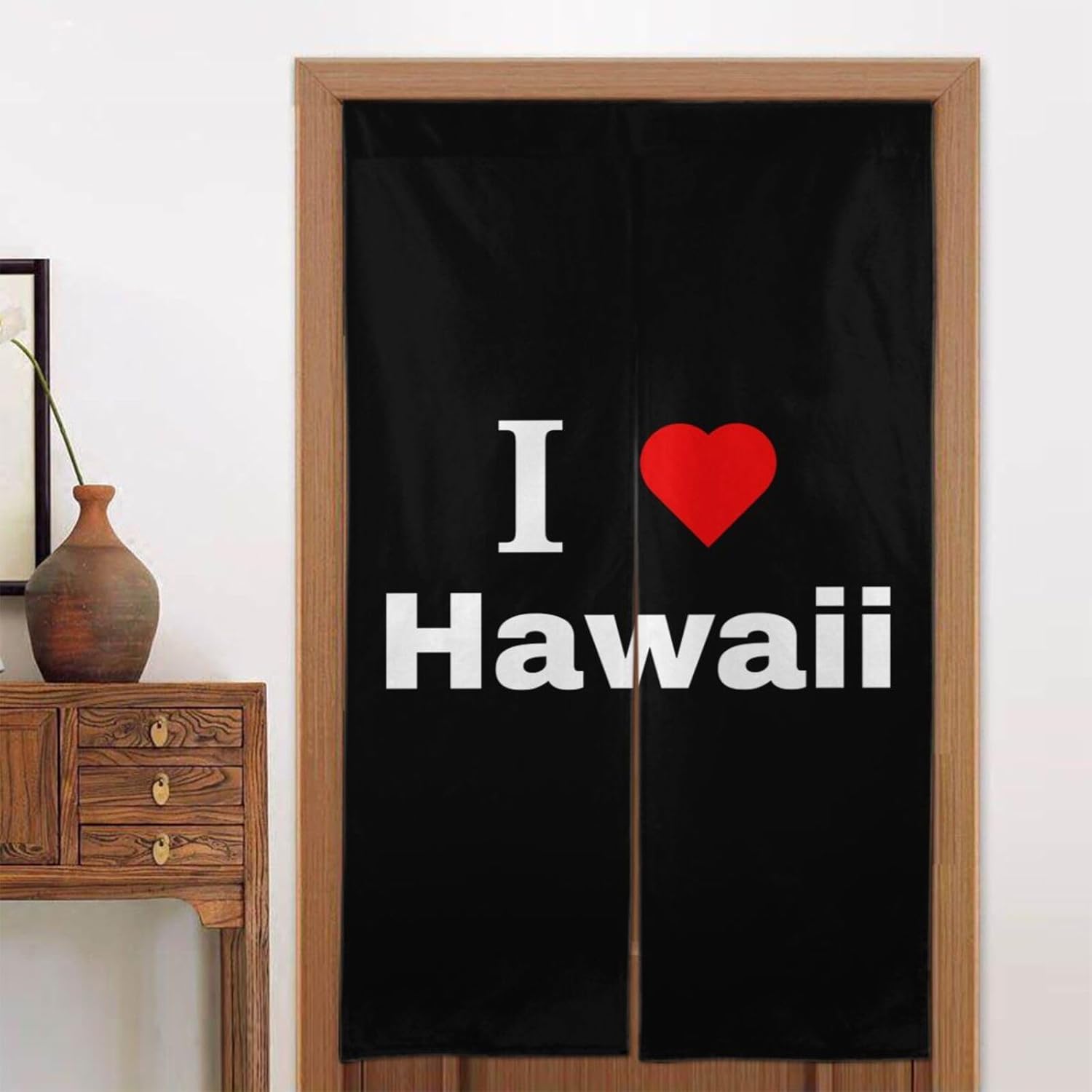 I Love Hawaii Blackout Curtains for Doorways