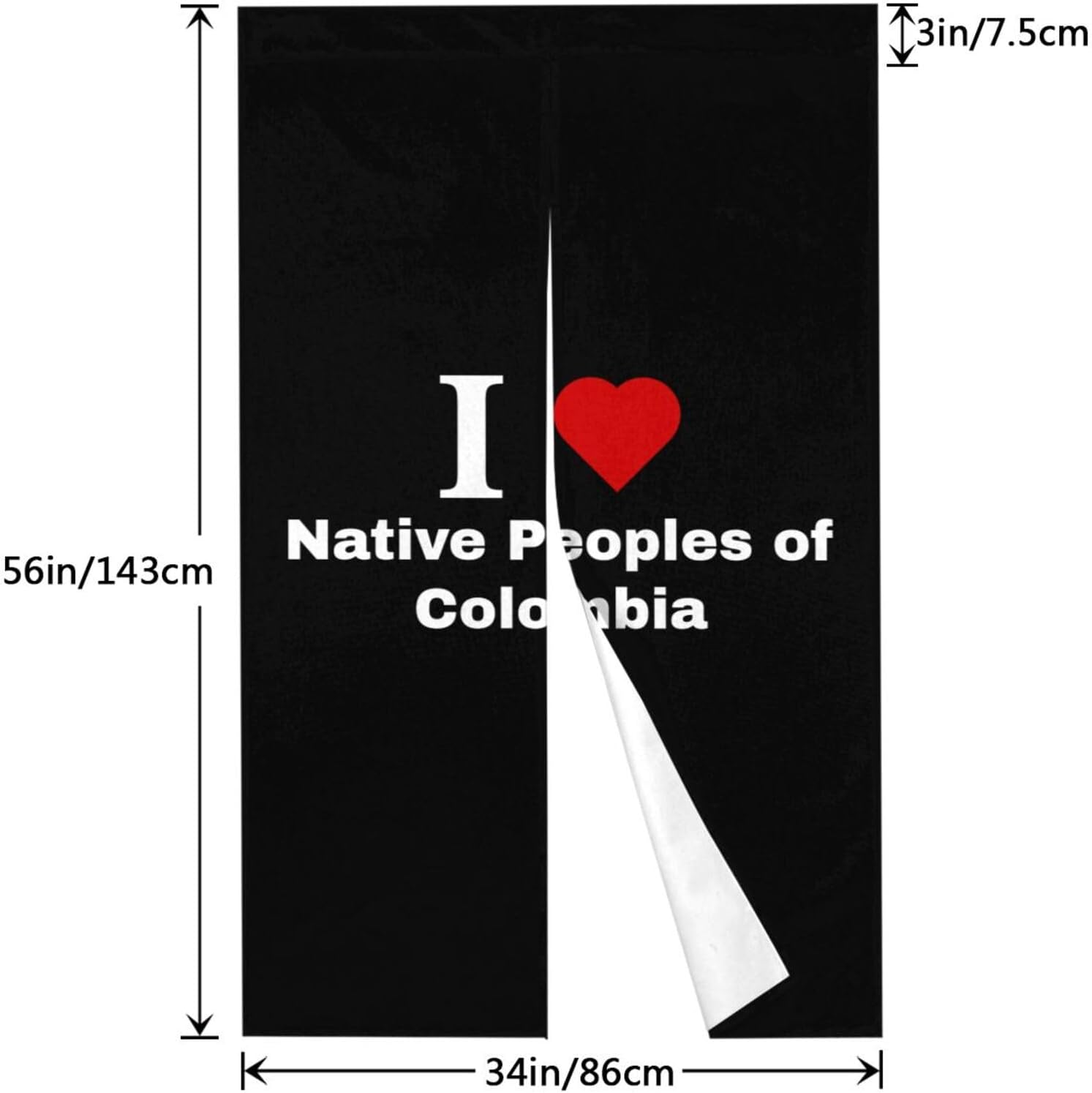 MULIHU Native Peoples of Colombia Blackout Curtains for Doorways