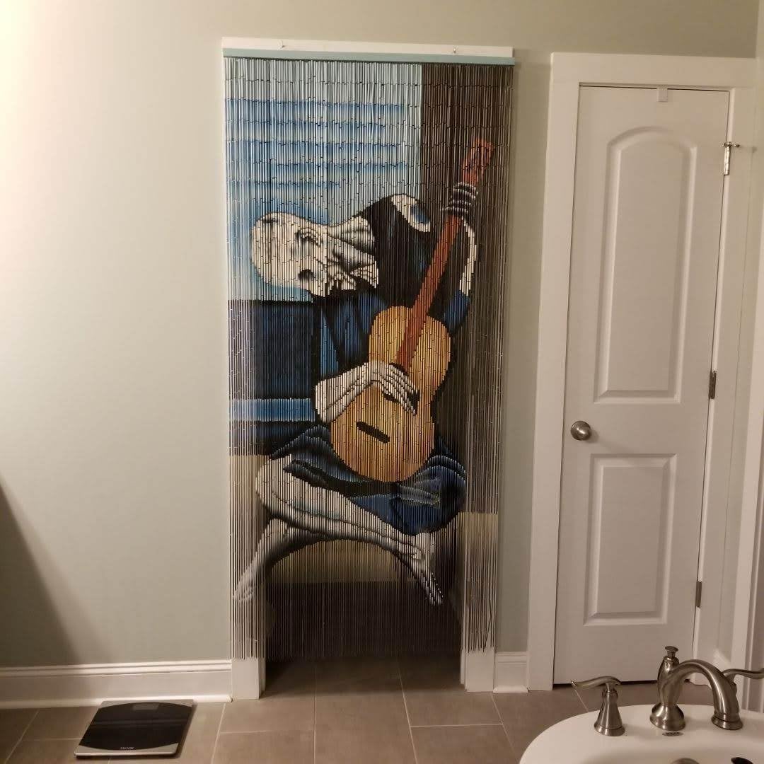 ABeadedCurtain 125 String Old Guitarist Beaded Curtain