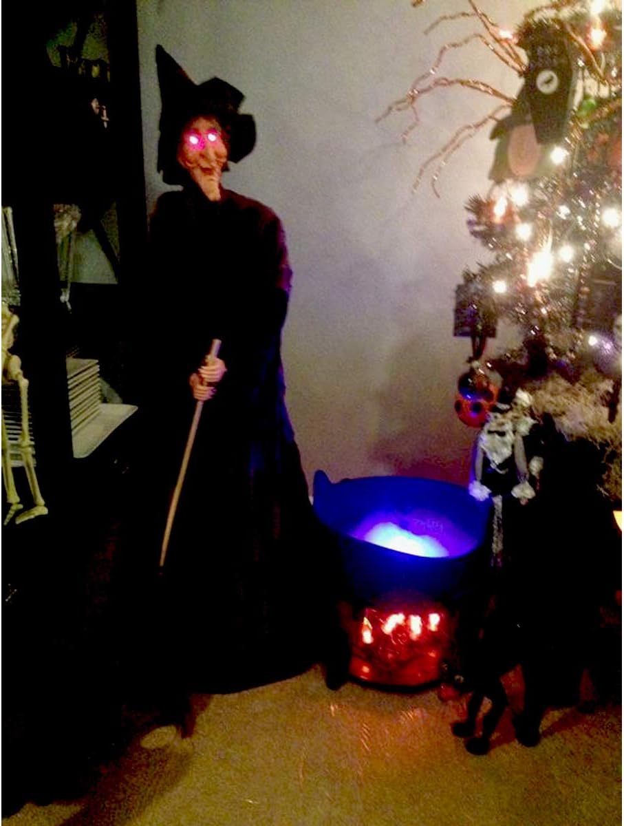 Halloween Party Mist Maker with 9 LED Lights