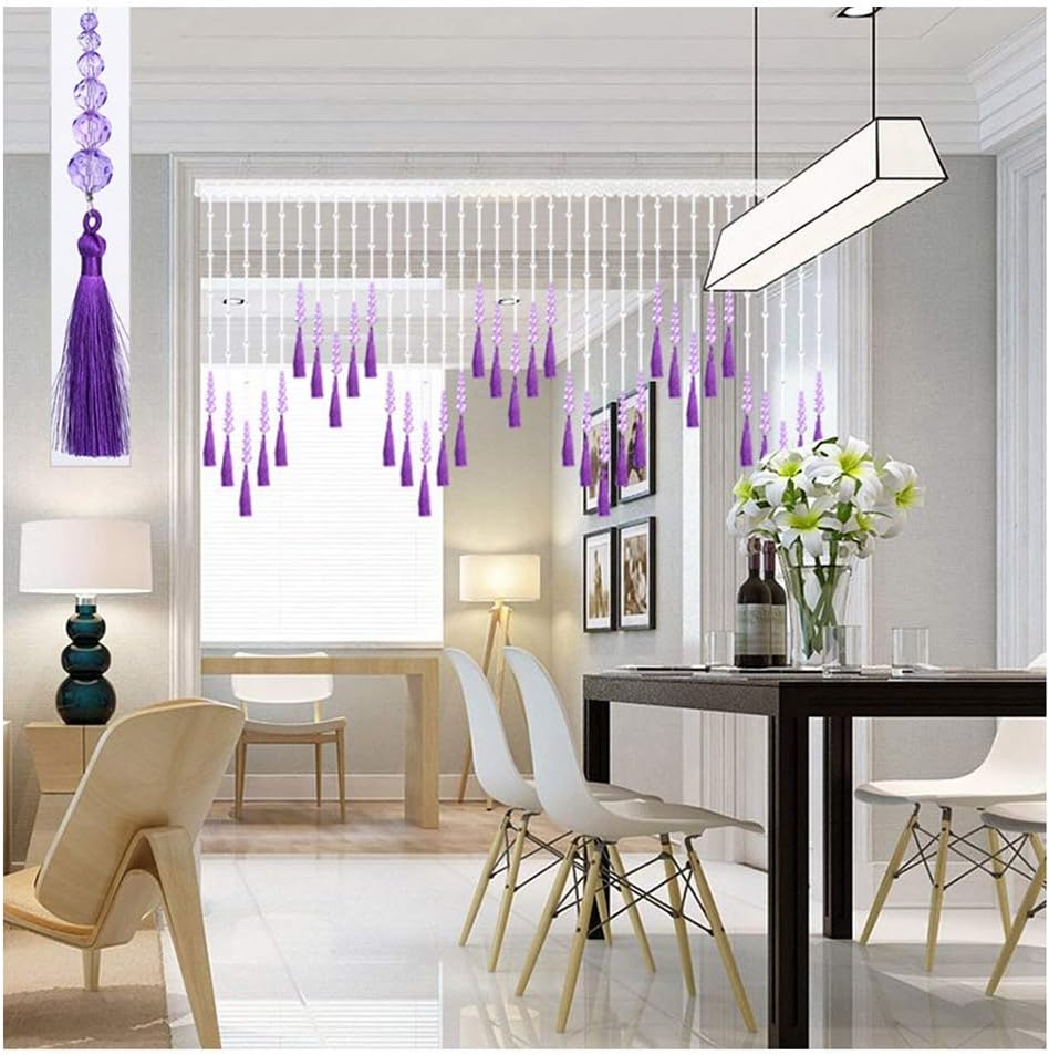 Beaded Curtain Crystal Glass Soft Partition Door Decor