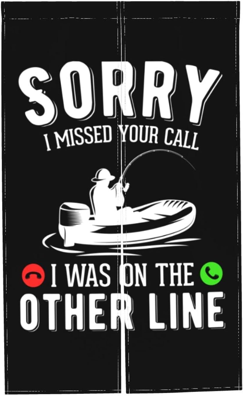 Sorry I Missed Your Call Blackout Curtains for Doorways