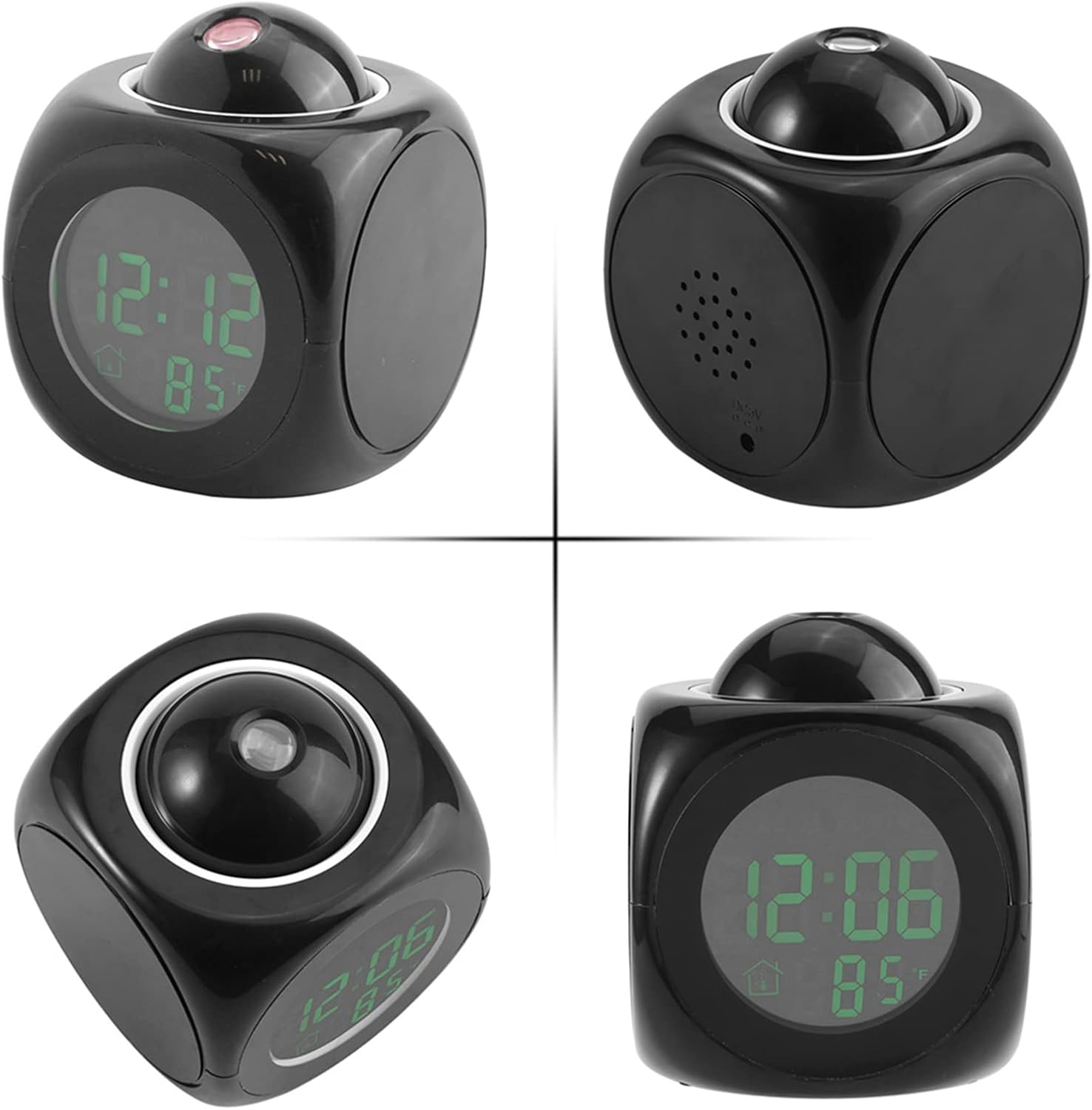 Digital LCD Wall Projection Alarm Clock for Bedroom and Office
