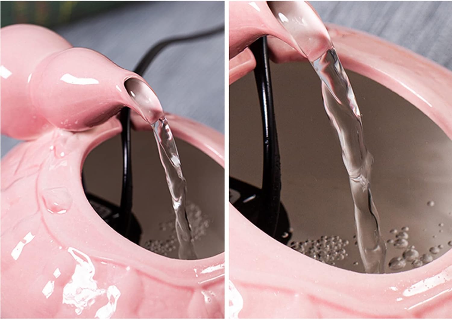 Mini Ceramic Waterfall Indoor Fountain for Zen Relaxation
