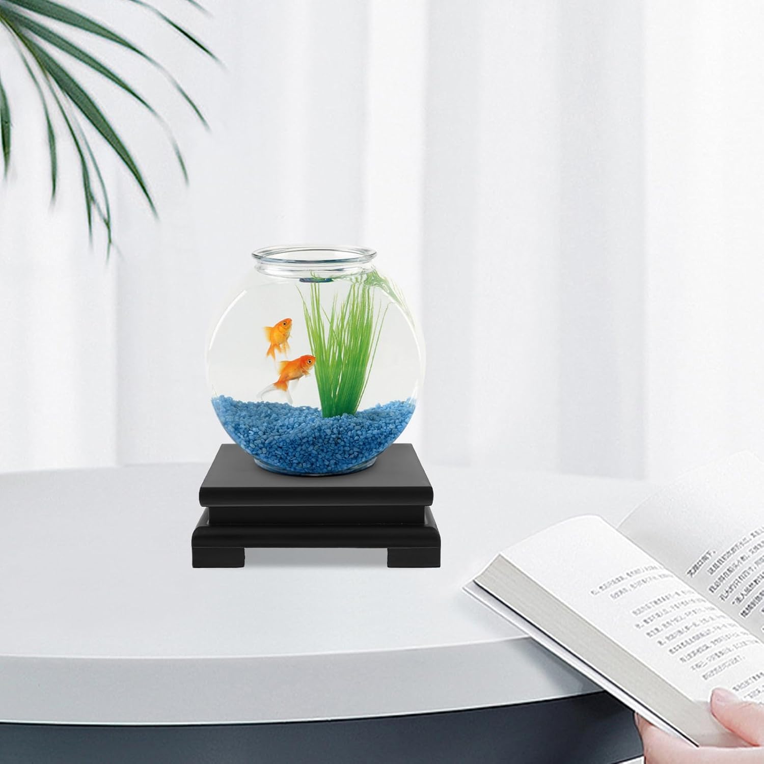 Versatile Wooden Display Stand for Plants and Decor