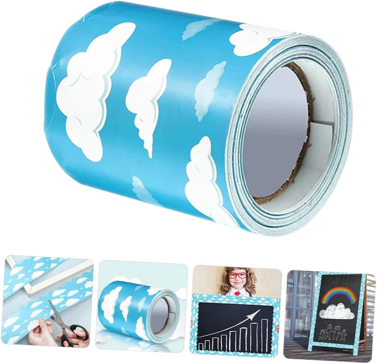 Adorable Cloud Bulletin Board Stickers for Classroom and Home