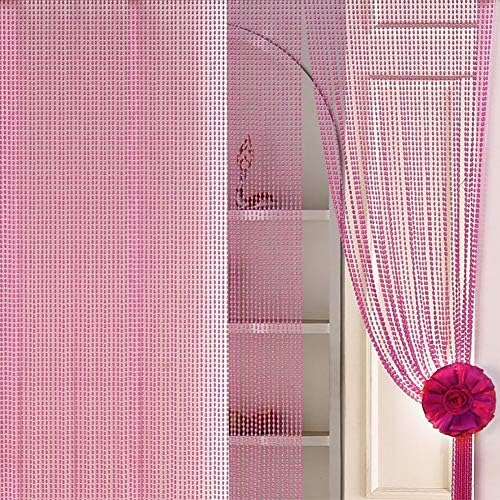OKUOKA Decorative Bead Curtain with Crystal Imitation Bubbles