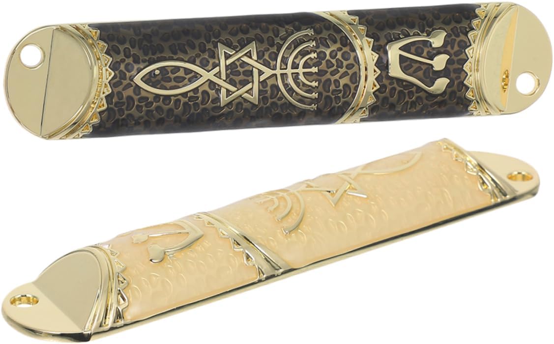 Cabilock 2 Sets Cultural Jewish Mezuzah Door Blessing Decorations