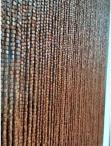 Handmade Bamboo Beaded Curtain Screen for Doorway