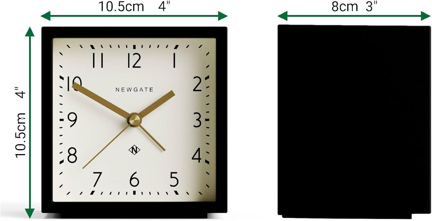 NEWGATE Equinox Alarm Clock - Sleek Modern Design