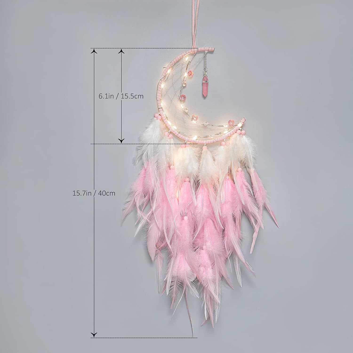 Dremisland Dream Catcher with Fairy Lights