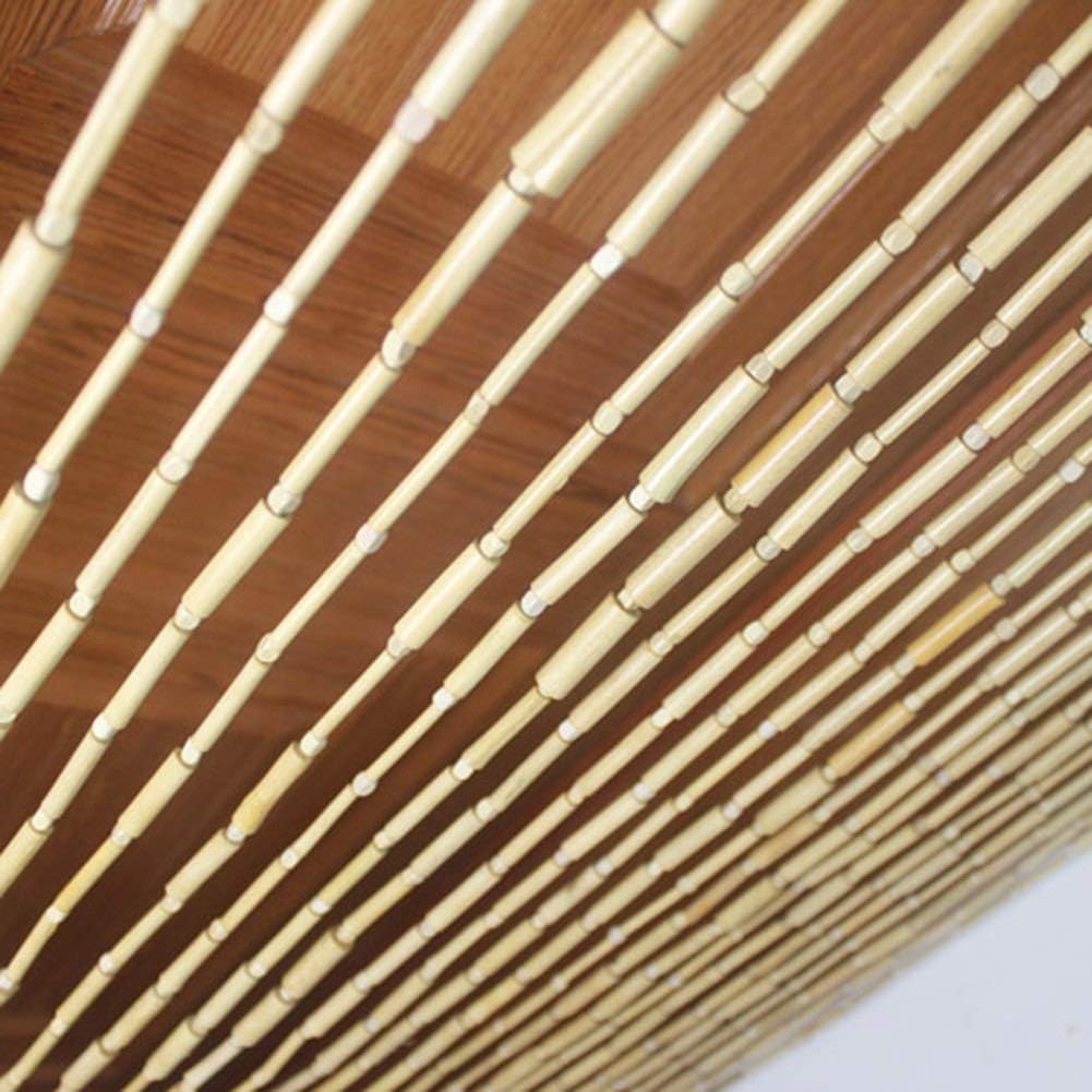 OKUOKA Bamboo Beaded Door Curtain with 31 Strands