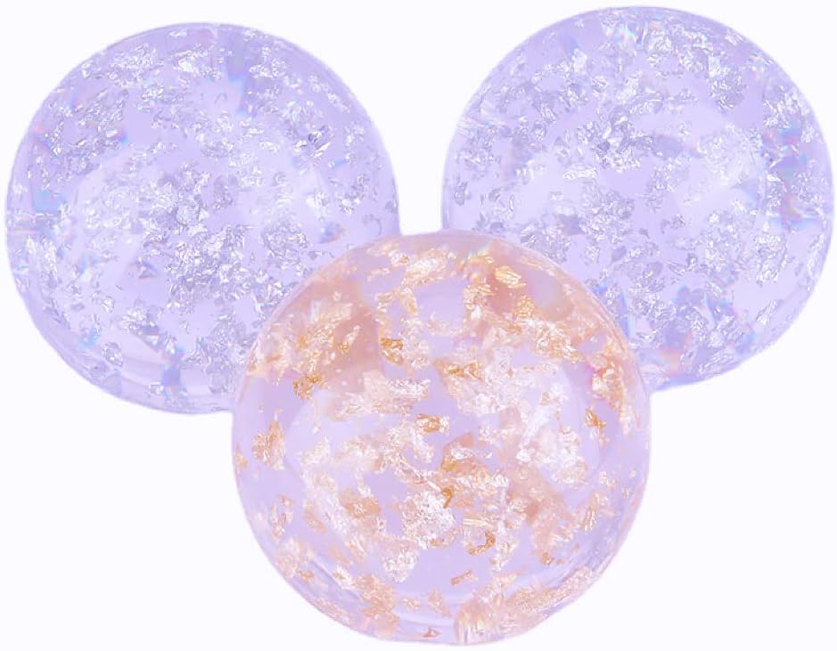 3 Inch Gold Foil Acrylic Ball for Party Decoration