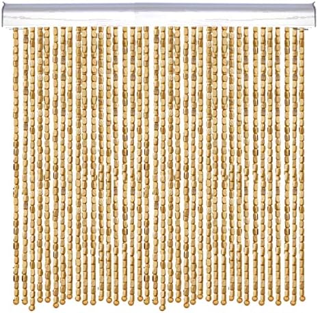 Handmade Bamboo Beaded Curtain for Bedroom and Doorway