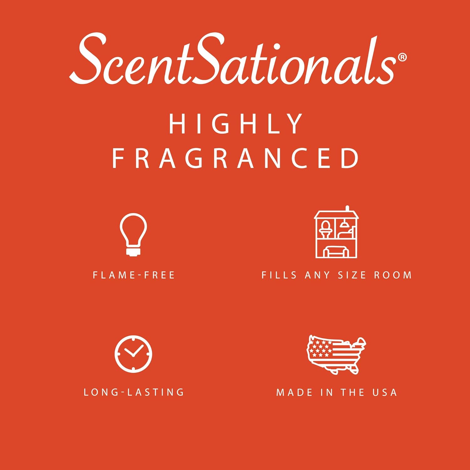 Scentsationals Wax Melts - Molten Orange 24 Cubes
