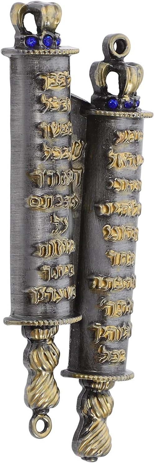 LUOZZY 1pc Deep Gray Mezuzah Door Blessing Ornament