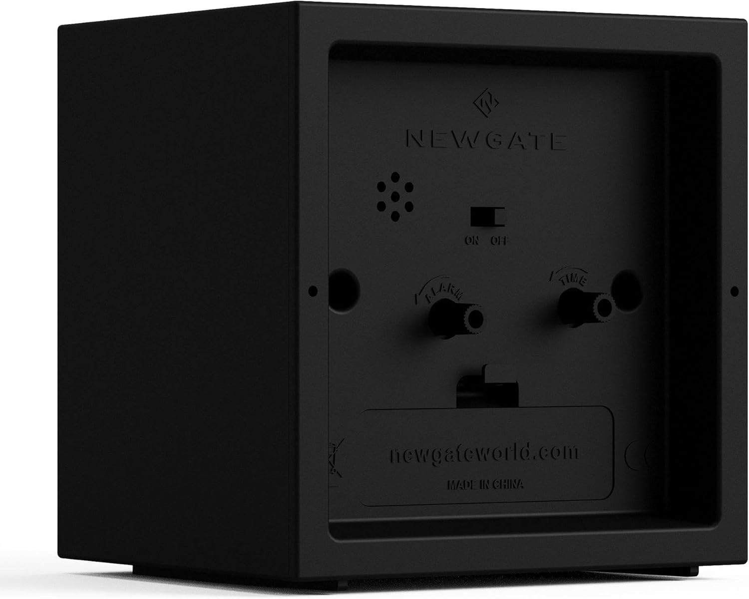 NEWGATE Equinox Alarm Clock - Sleek Modern Design