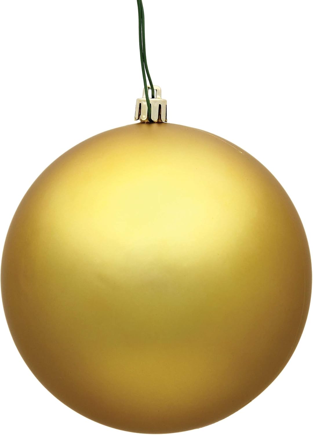Vickerman 475 Inch Gold Matte Ball Ornament 4 Pack