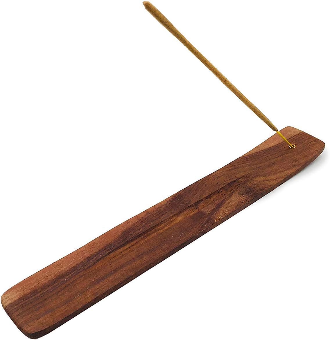 Bless International Wooden Incense Stick Holder Ash Catcher Burner 10 Inch 2 Pcs