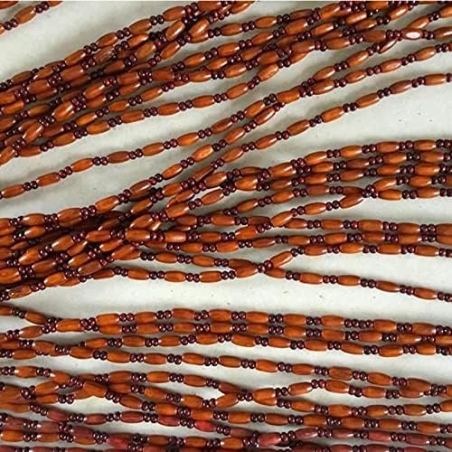 Wood Beaded Curtains for Bedroom Kitchen Room Divider
