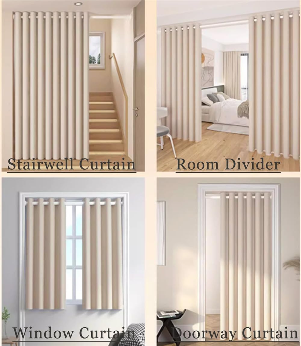 WPKIRA Window Panel Room Divider Curtain 39x78 Inch