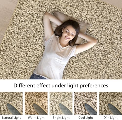 Runner Rug Print Braided Hallway Area Rug 2 x 6