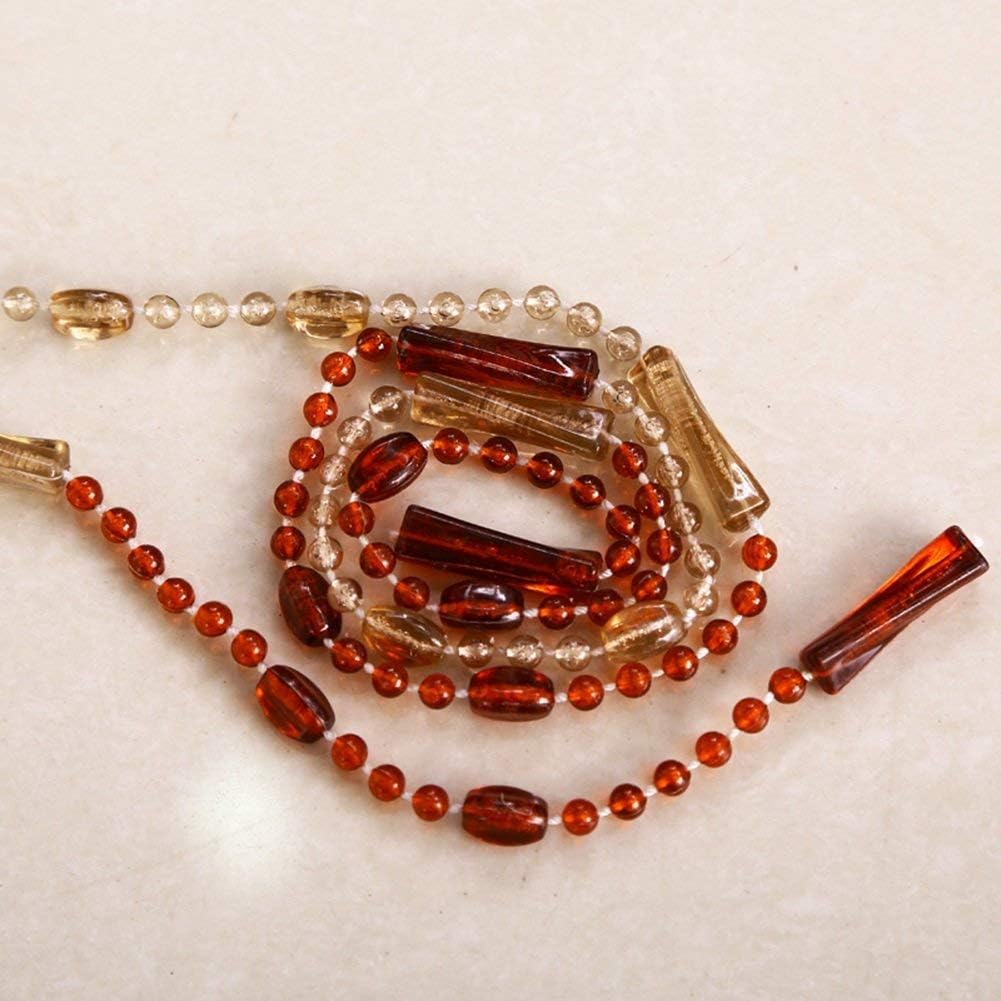 OKUOKA Crystal Bead Curtain Panel 9 Sizes 90x215cm