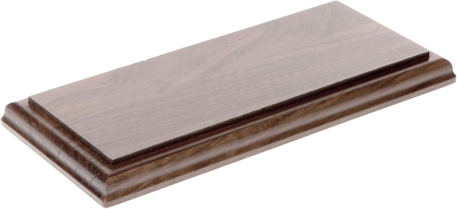 Plymor Solid Walnut Rectangular Display Base