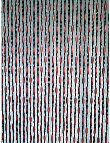 Beaded Curtains Solid Wood Panel Divider