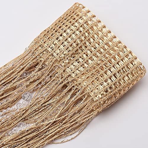 Crystal Beaded Curtain Divider Strip Tassel for Doors and Windows