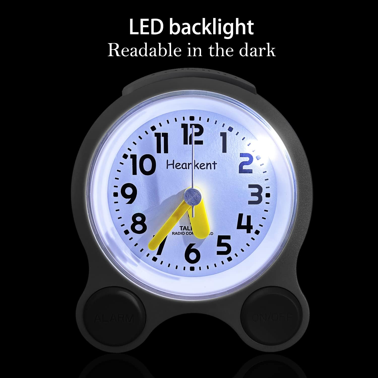 Hearkent Atomic Talking Clock with Snooze and Light