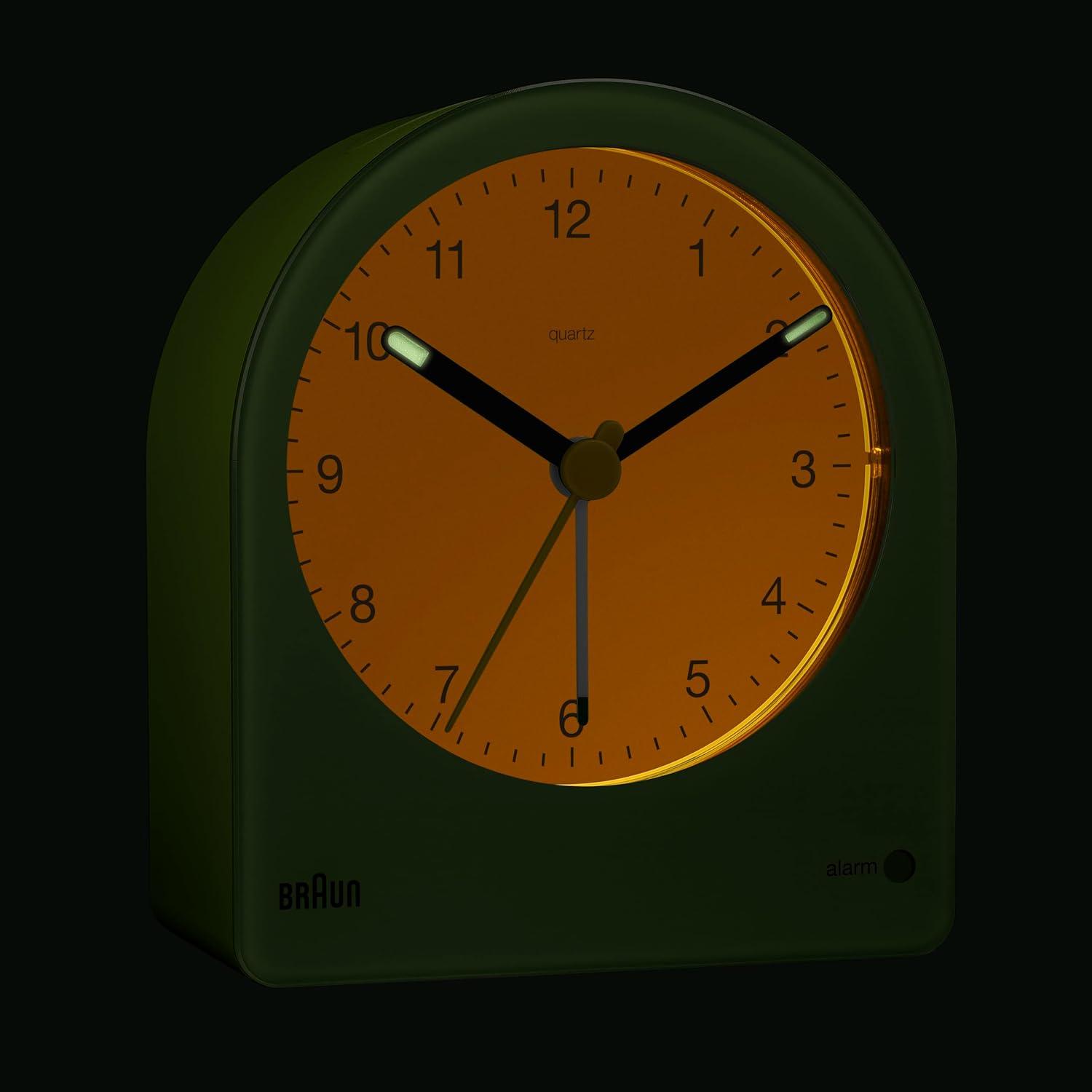 Braun Classic Analogue Alarm Clock with Snooze and Continuous Backlight